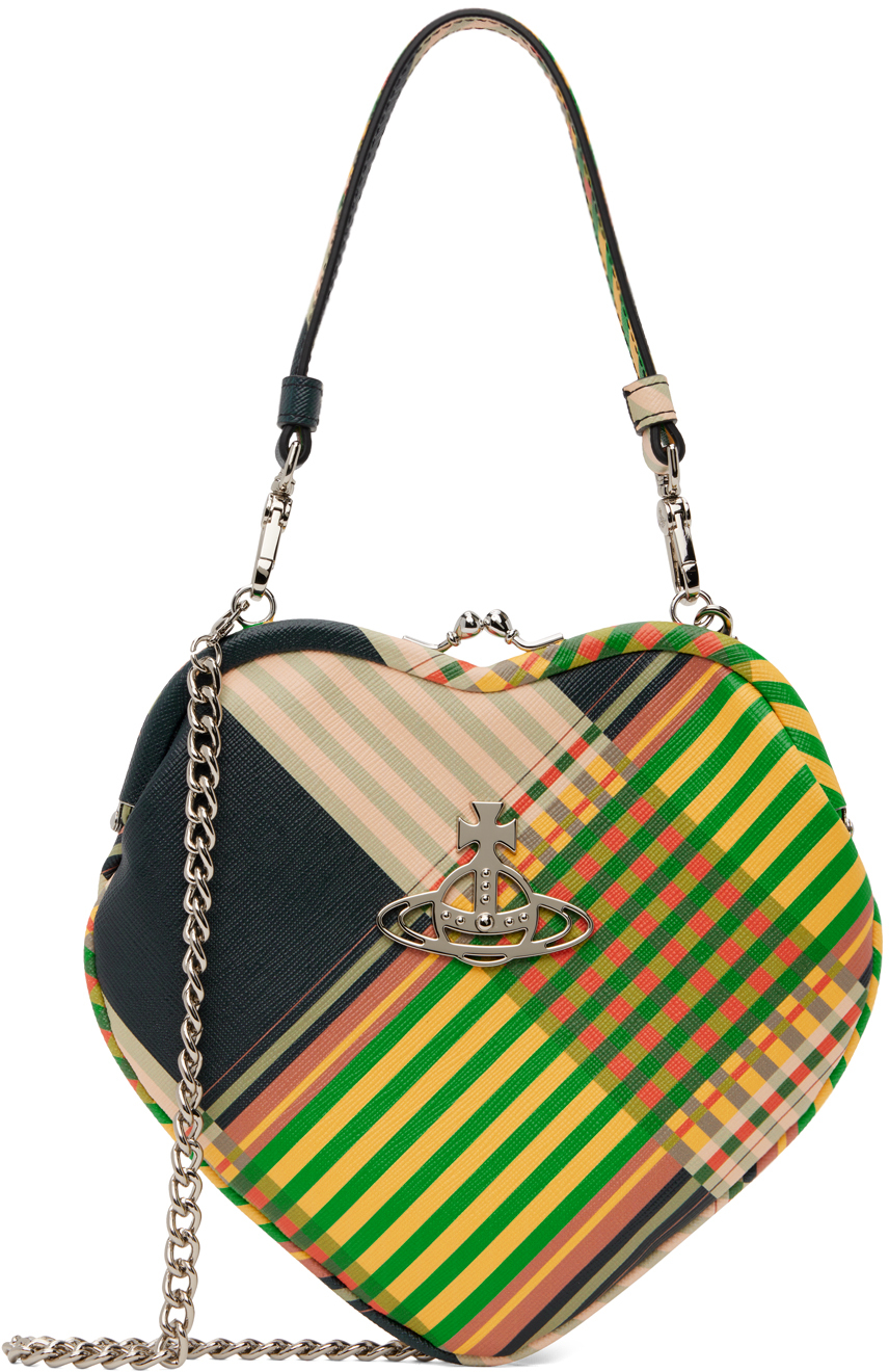 Multicolor Belle Heart Frame Bag