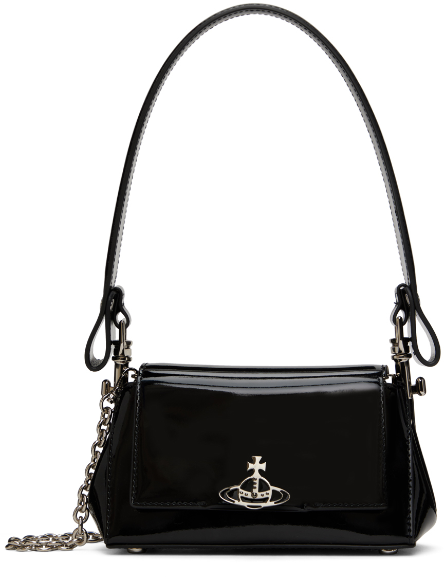Vivienne Westwood Black Small Hazel Bag In N403 Black