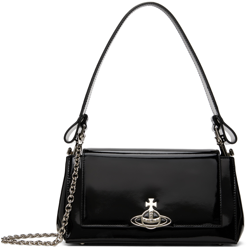 Vivienne Westwood Black Hazel Medium Bag In N403 Black