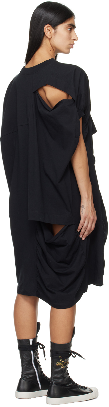 Vivienne Westwood Black Sleeveless Dolly Midi Dress In N401 Black