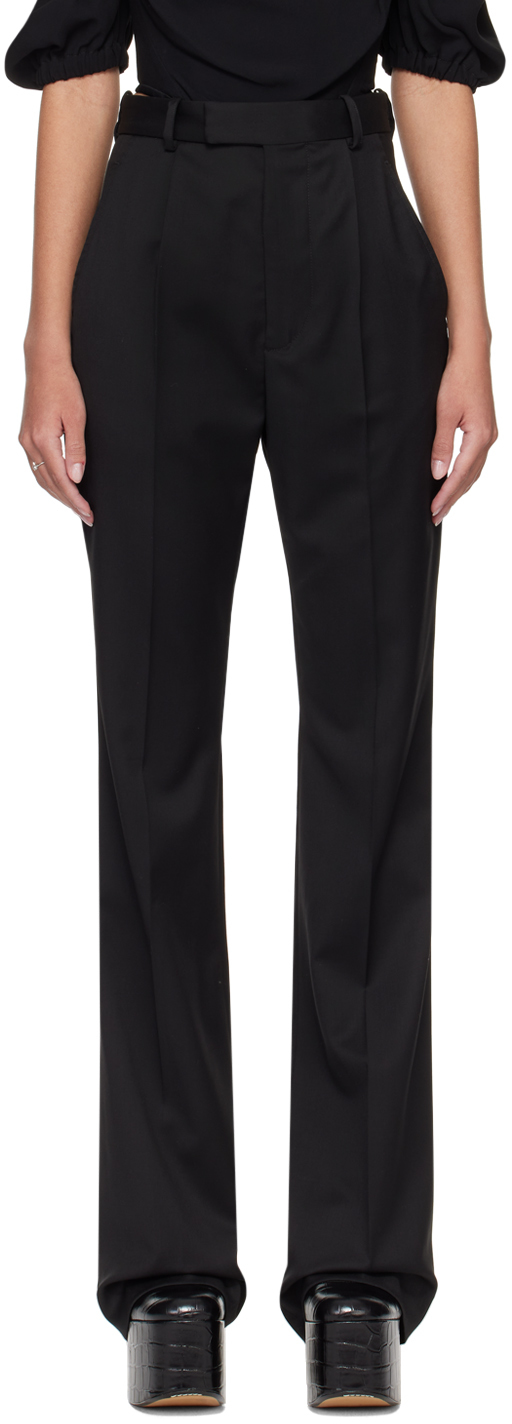 Shop Vivienne Westwood Black Ray Trousers In N401 Black