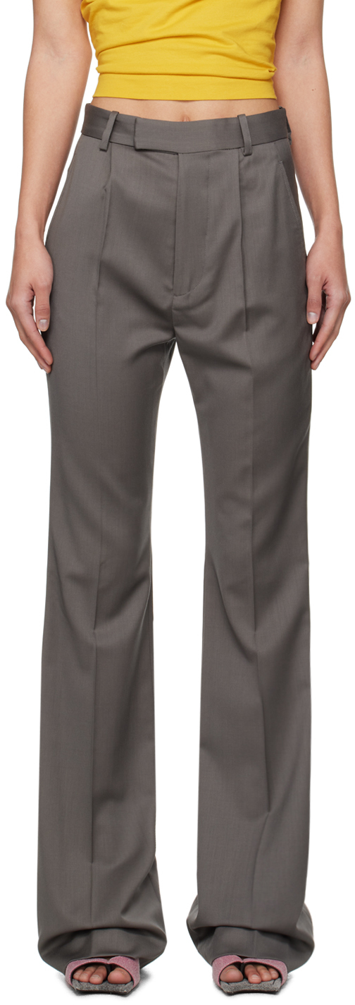 Vivienne Westwood Gray Ray Trousers In P406 Grey