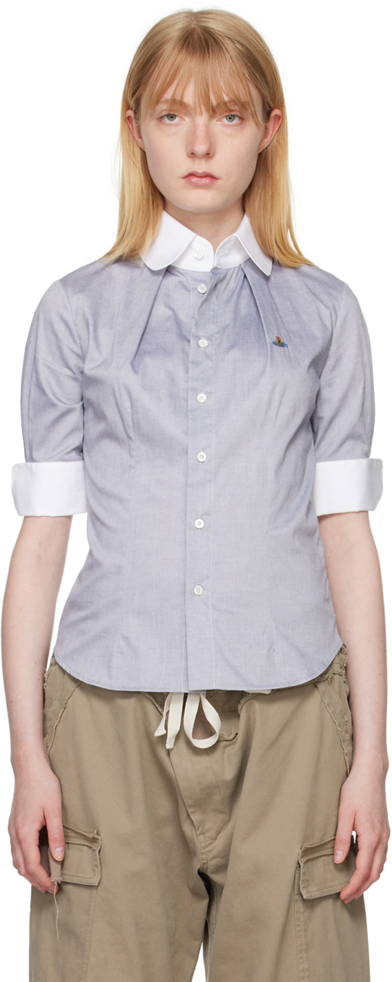 Shop Vivienne Westwood Gray Toulouse Shirt In P403 Grey