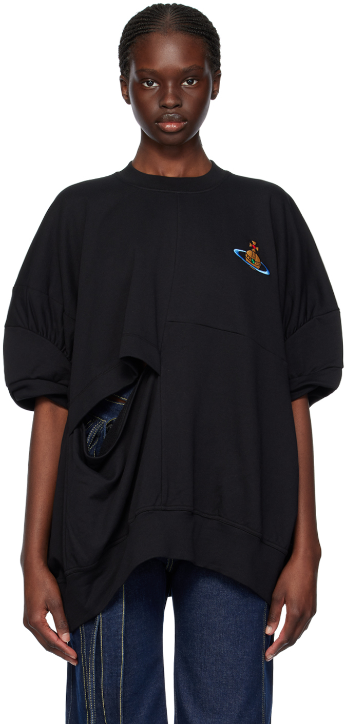 Shop Vivienne Westwood Black Dolly Sweatshirt In N401 Black