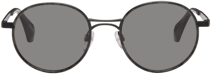 Vivienne Westwood Black Celentano Sunglasses In Metallic