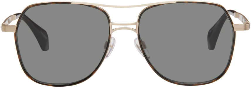 Vivienne Westwood Gold Hally Sunglasses In 100