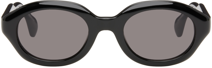 Vivienne Westwood Black Zephyr Sunglasses In 001