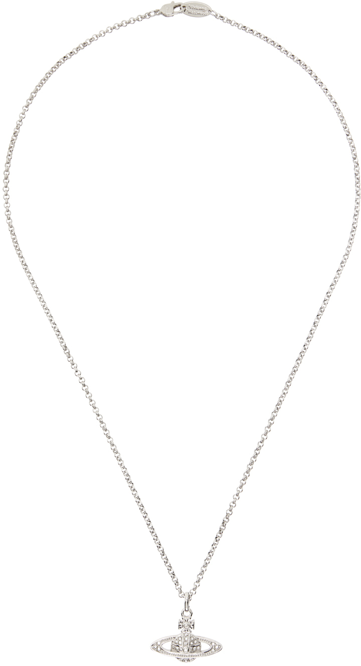 Vivienne Westwood Mini Bas Relief Orb-pendant Necklace in White | Lyst  Canada