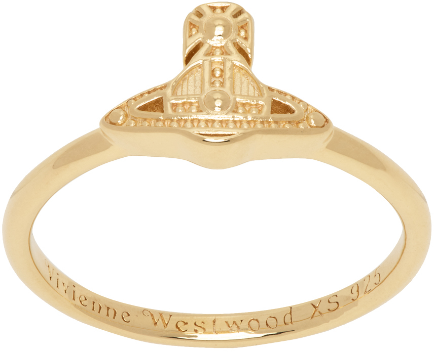 Vivienne Westwood: Gold Oslo Ring | SSENSE Vivienne Westwood: Gold Oslo Ring | SSENSE
