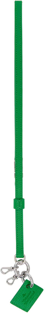 Green Re-Vegan Lanyard Tag Keychain by Vivienne Westwood on Sale
