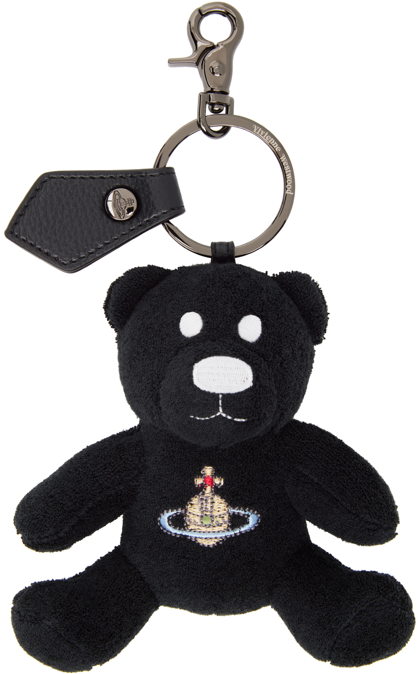 Black Teddy Keychain