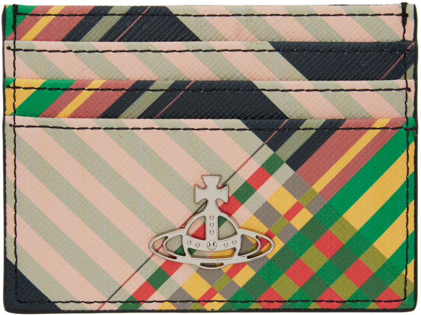 Multicolor Saff Print Card Holder