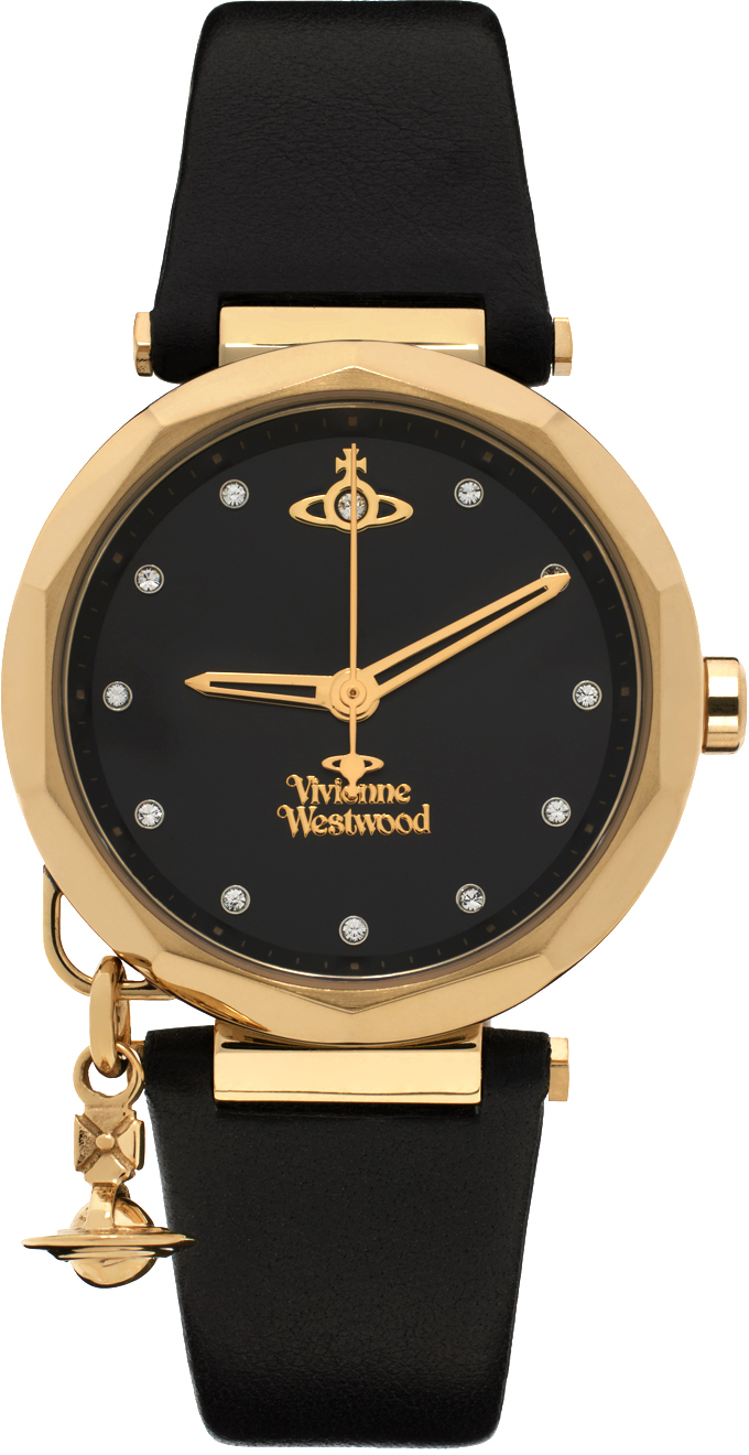Black & Gold Poplar Watch