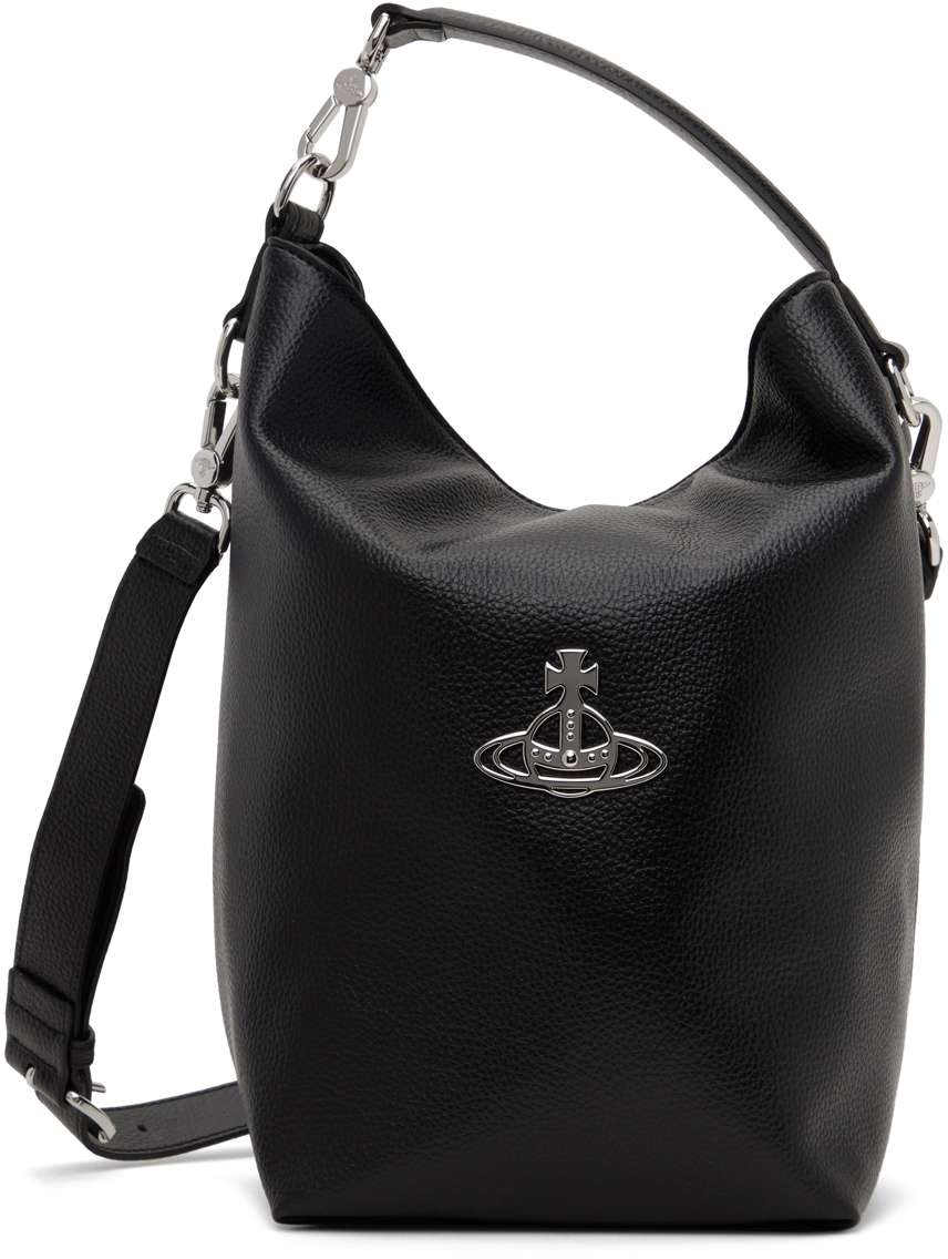 Vivienne Westwood Black Medium Sam Bag In N403 Black