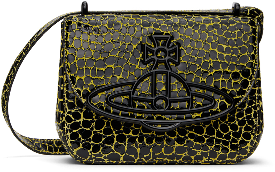 Black & Yellow Linda Crossbody Bag