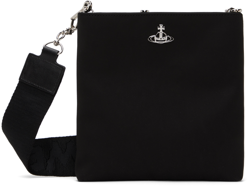 Shop Vivienne Westwood Black Squire Square Bag In N401 Black