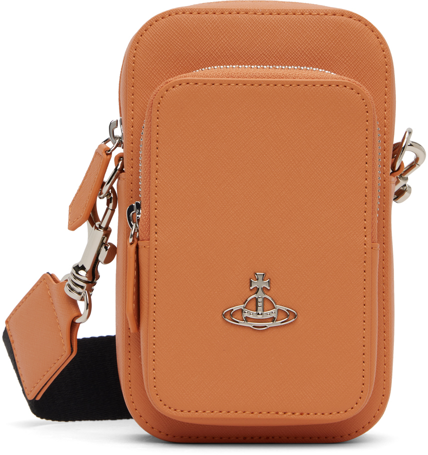 Vivienne Westwood Orange Phone Pouch