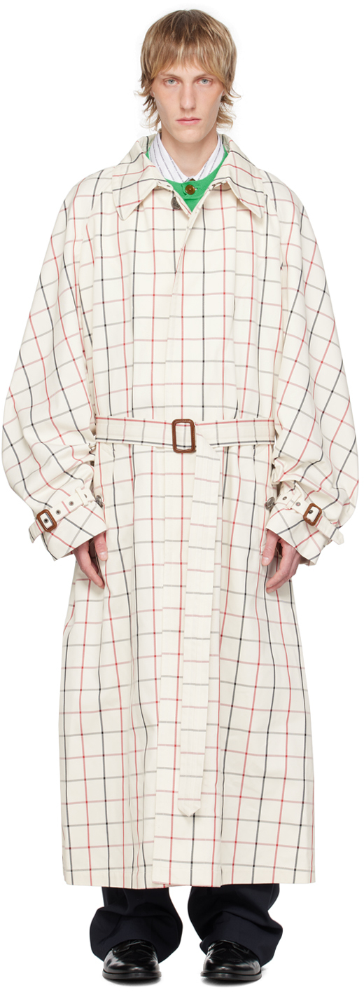 White Graziano Trench Coat