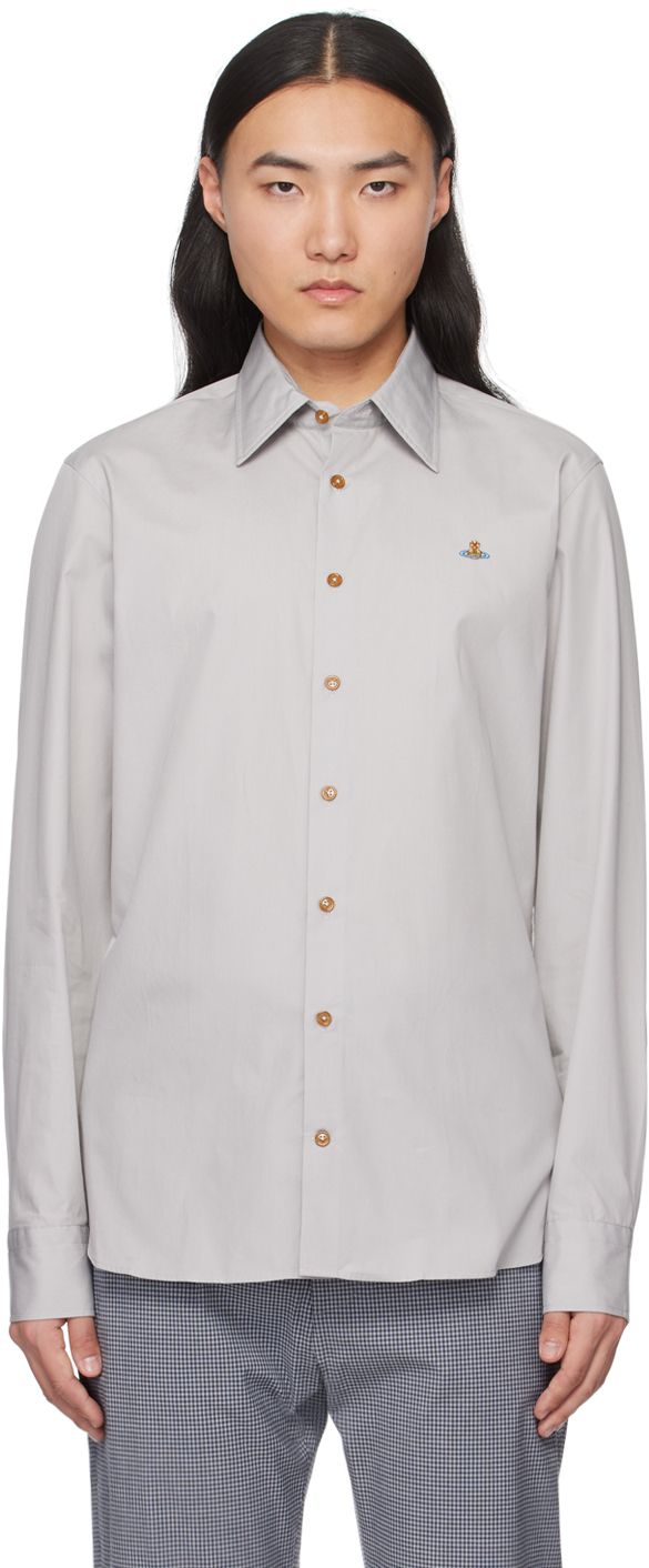 Vivienne Westwood Grey Ghost Shirt In Ss24-p409