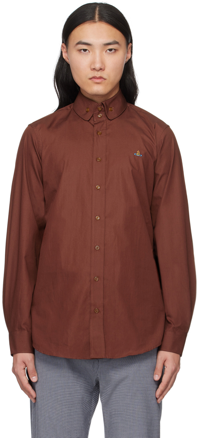 Brown 2 Button Krall Shirt