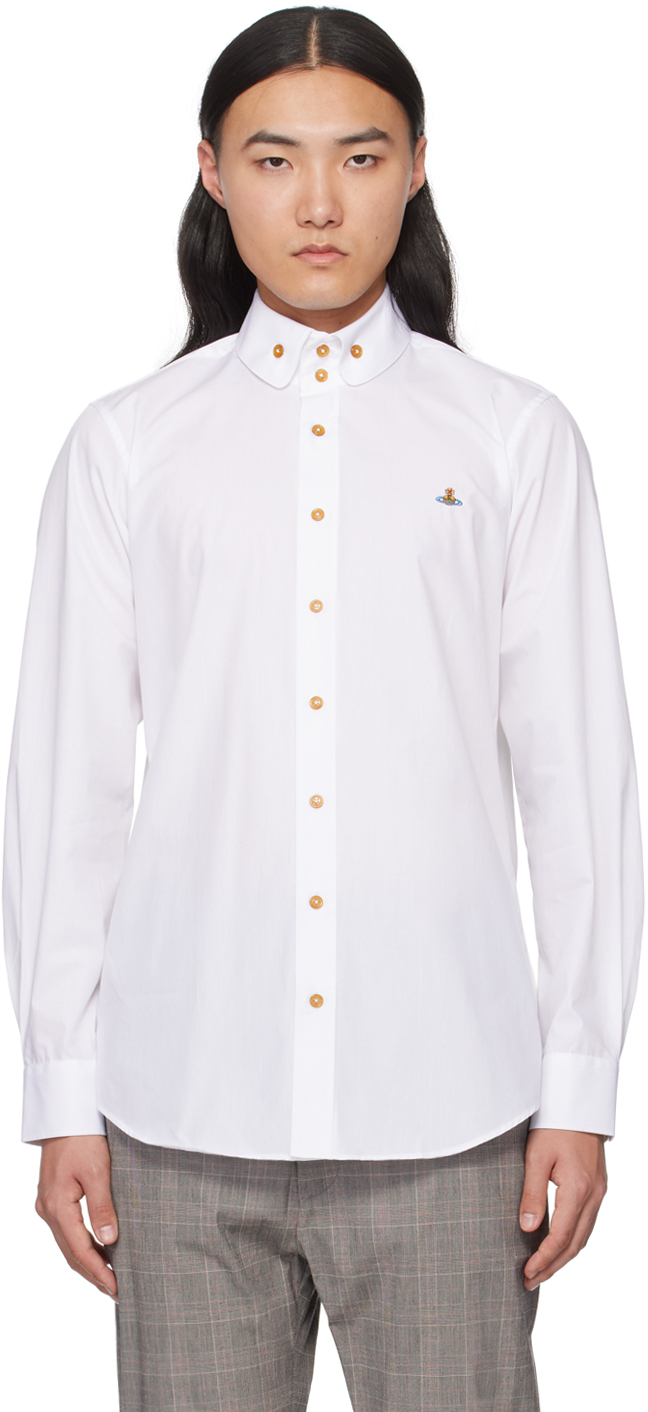 White 2 Button Krall Shirt