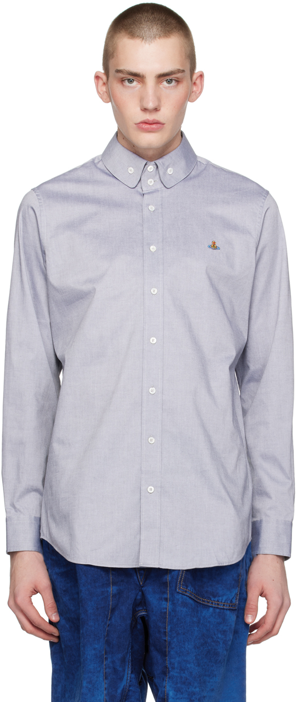 Shop Vivienne Westwood Gray Krall Shirt In Grey