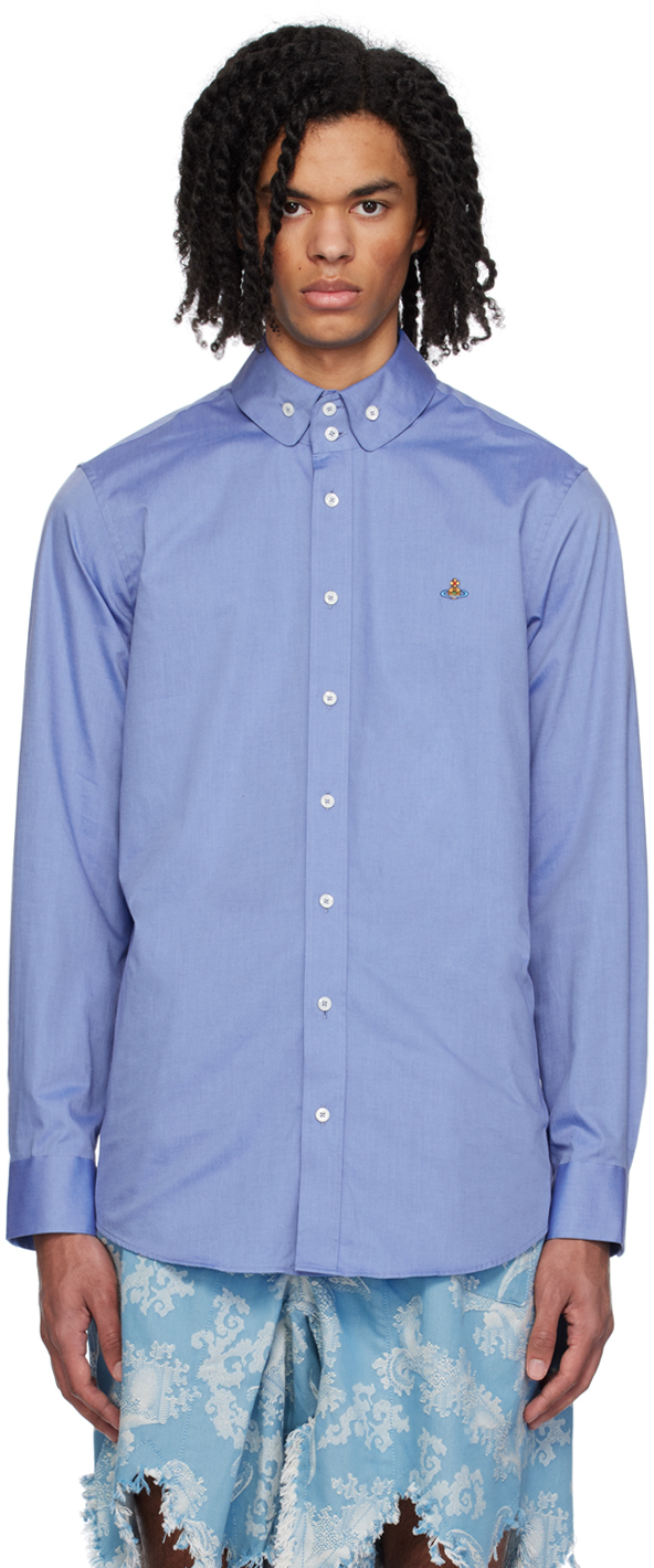 Shop Vivienne Westwood Blue Krall Shirt