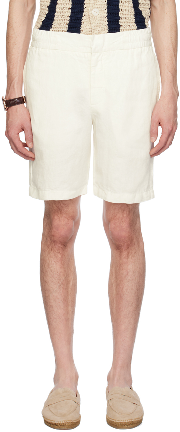 White Cornell Shorts