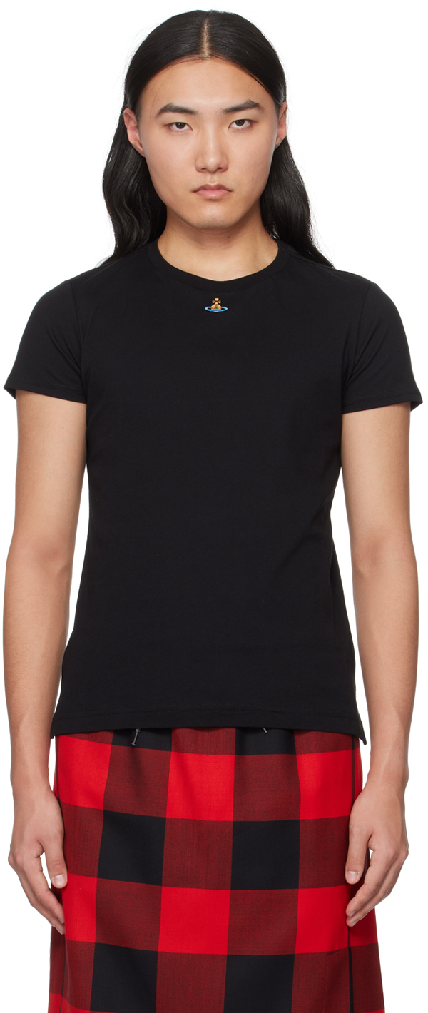 Vivienne Westwood Black Orb Peru T-shirt In Ss24-n401