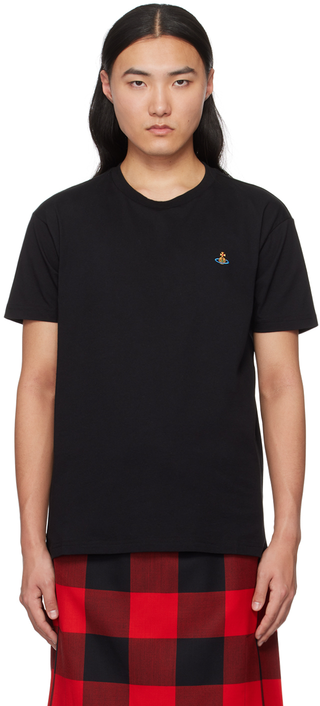 Vivienne Westwood Black Classic T-shirt In Ss24-n401
