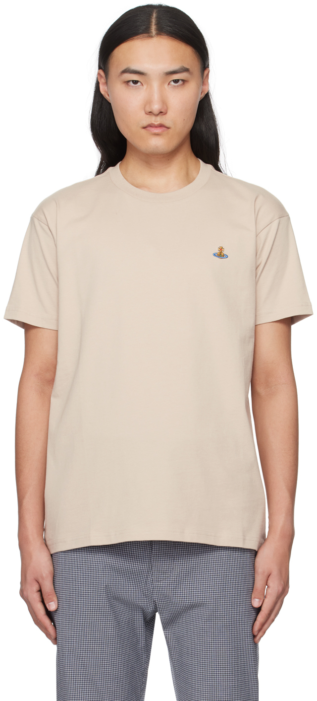 Vivienne Westwood Beige Classic T-shirt In Ss24-p405