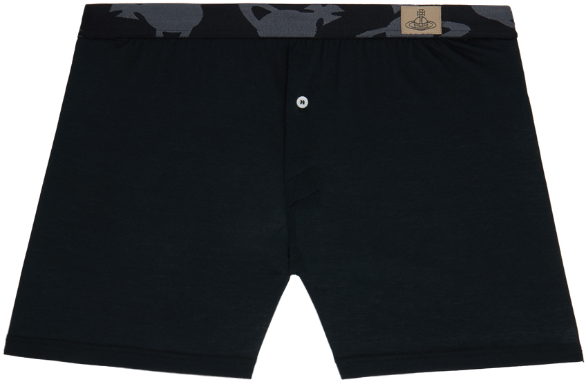 Shop Vivienne Westwood Black Orb Boxers