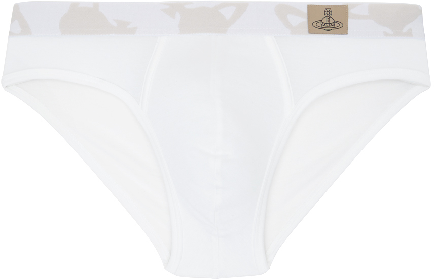 White Patch Briefs by Vivienne Westwood on Sale