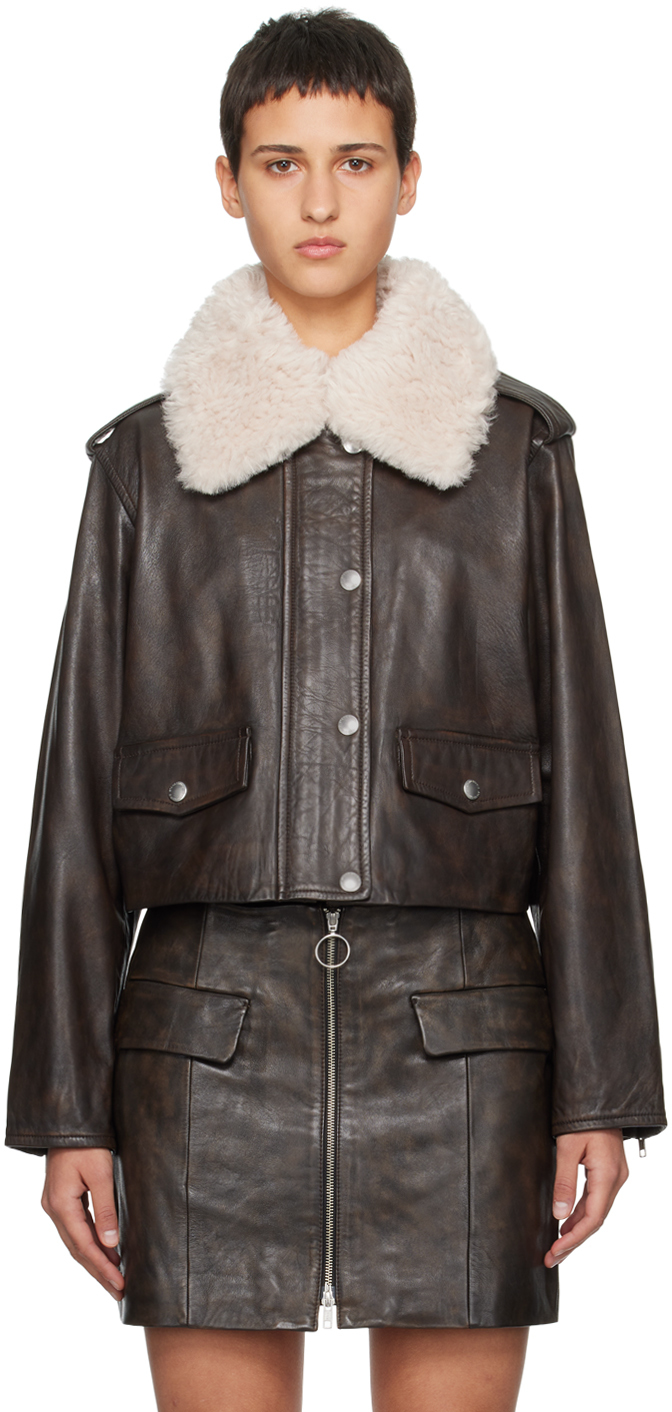 Brown Morgan Leather Jacket