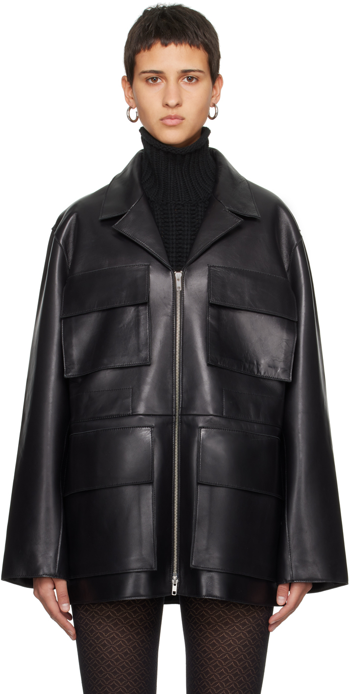 Black Rumi Leather Jacket