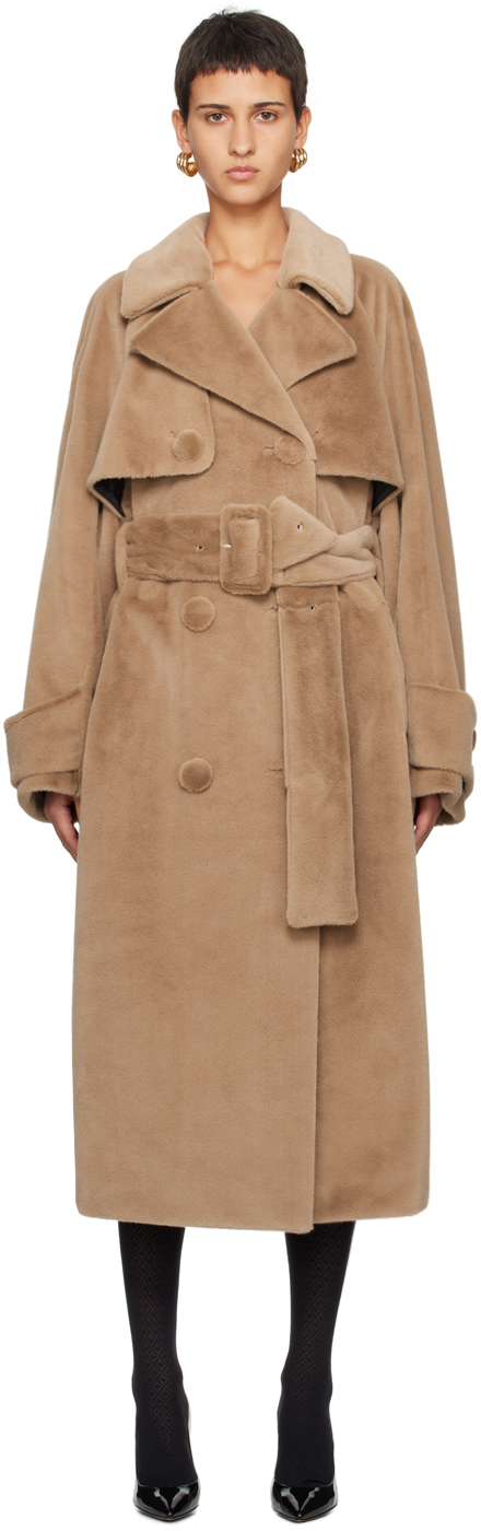 Brown Tillie Trench Coat