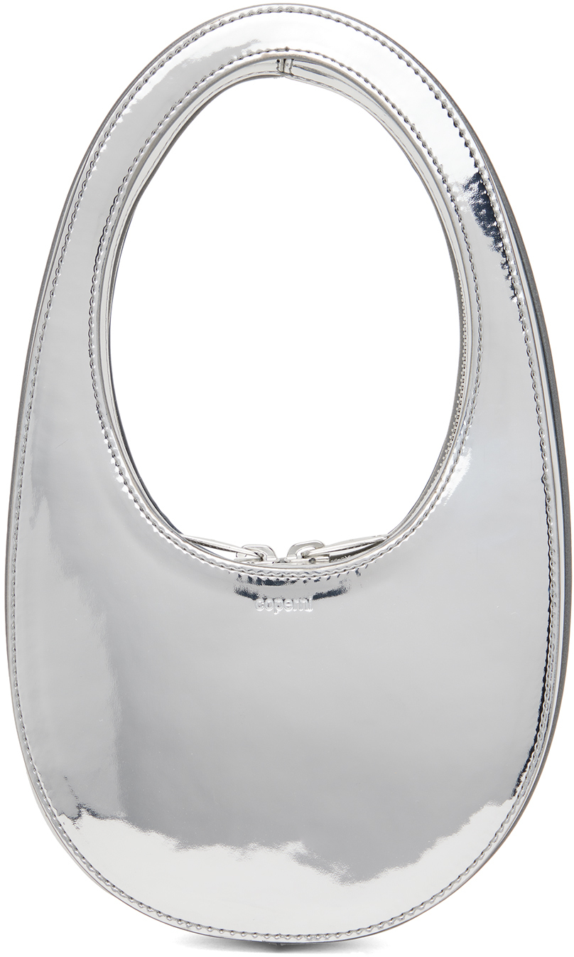 Coperni Silver Mini Swipe Bag