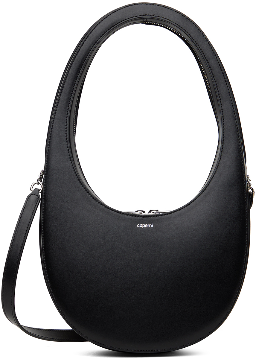 Black Swipe Crossbody Bag