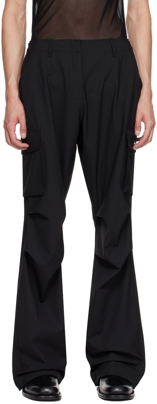 Shop Coperni Black Tailored Cargo Pants