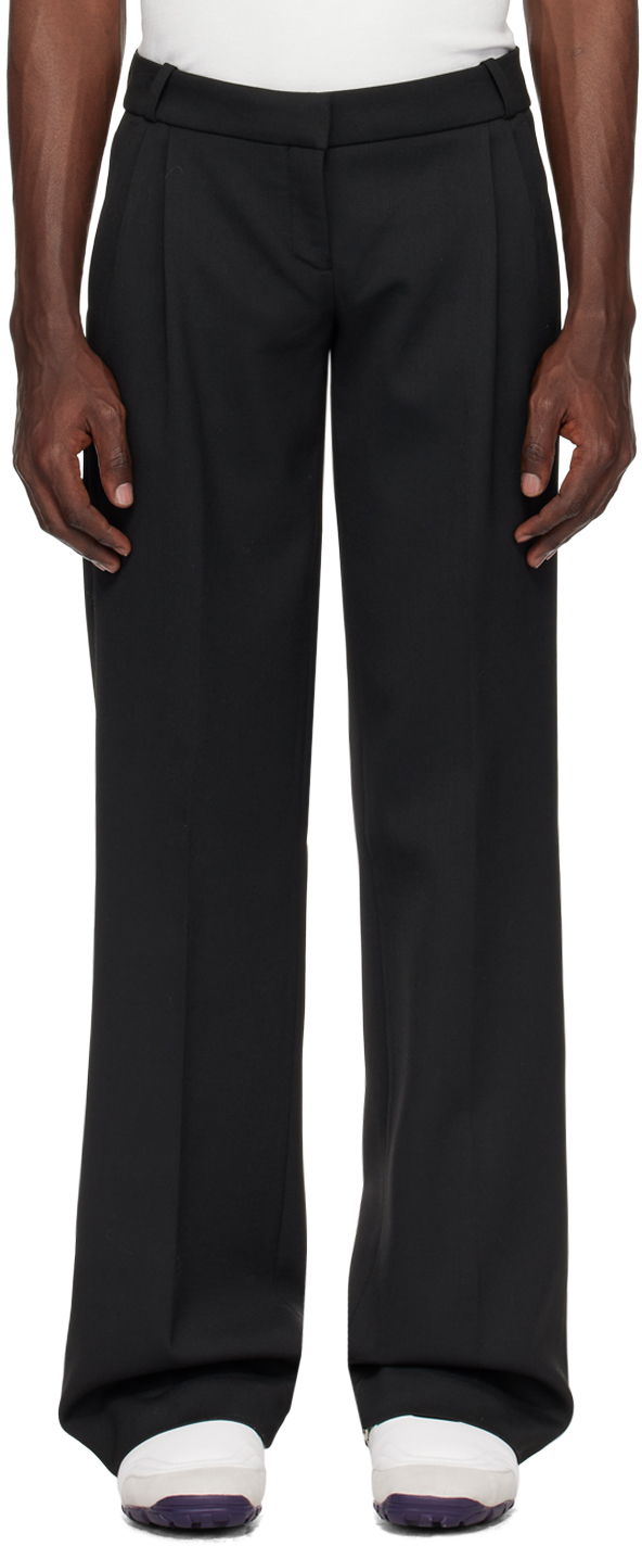 Black Tailored Trousers by Coperni on Sale