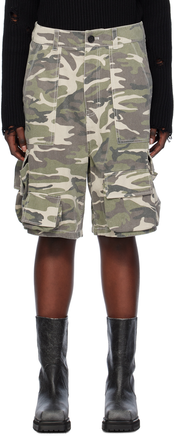 Khaki Camo Shorts