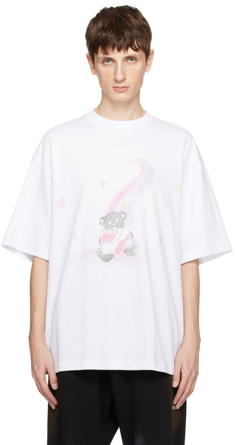 We11done White Doodle T-Shirt