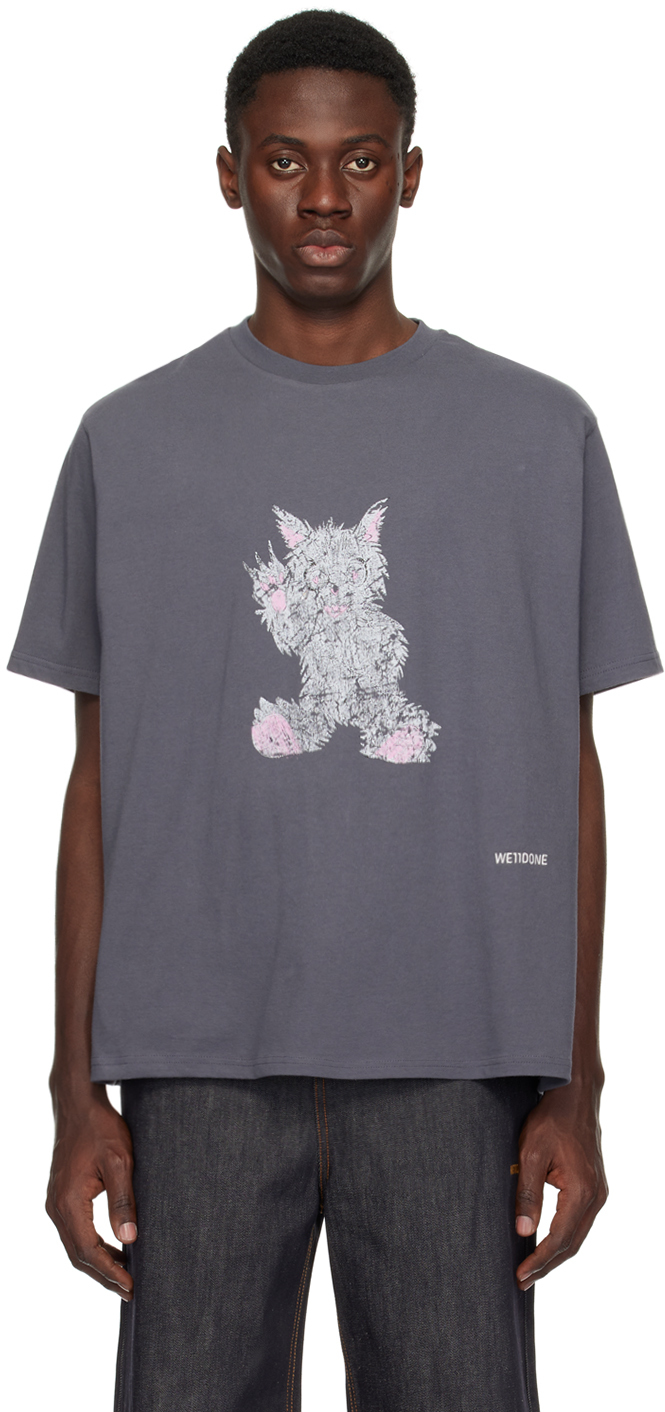 Gray Printed T-Shirt