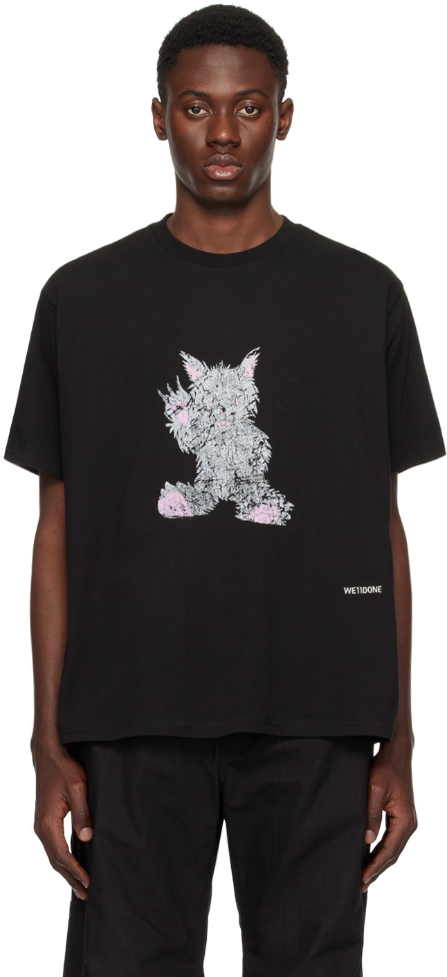 Black Printed T-Shirt