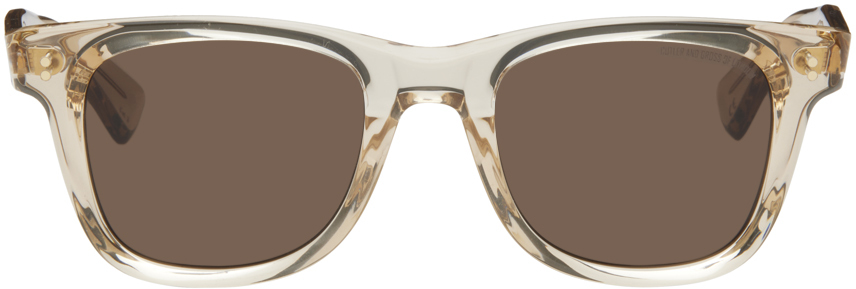 Cutler And Gross Beige 9101 Sunglasses In Granny Chic