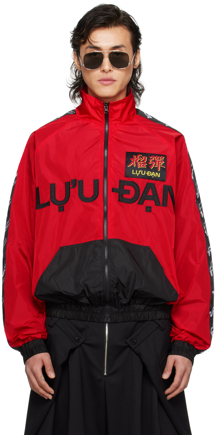 LU#39;U DAN Black amp; Red Shell Jacket