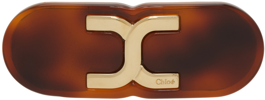 【関税込み】Chloe トータスシェル Marcie ヘアクリップ Chloéのトータスシェル Marcie ヘアクリップがセール中