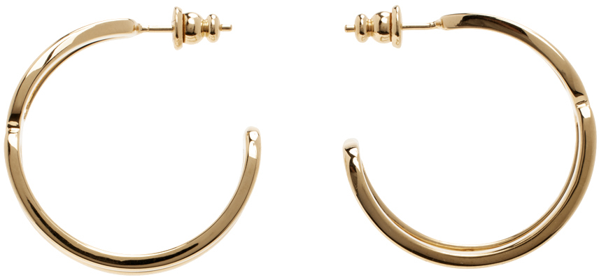 Chloé Gold Marcie Hoop Earrings