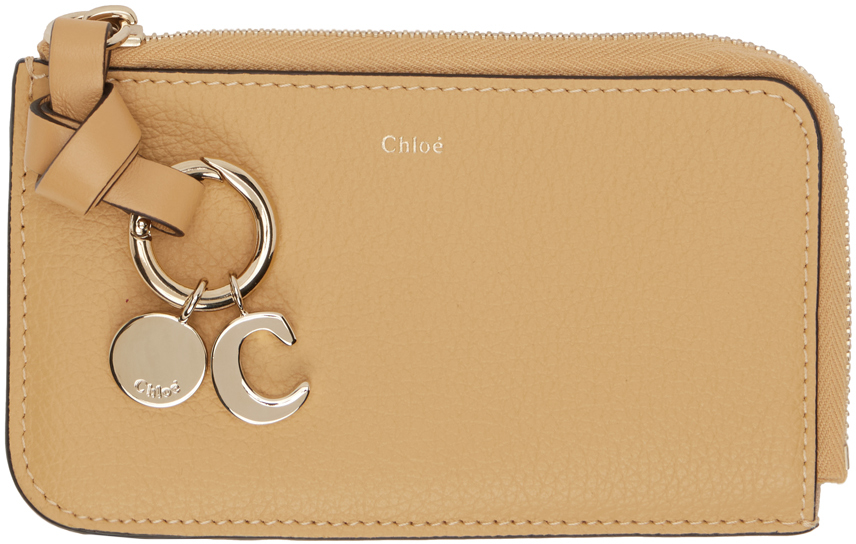 おすすめ☆大人気【Chloe】 オレンジ Alphabet カードケース Chloéのオレンジ Alphabet カードケースがセール中