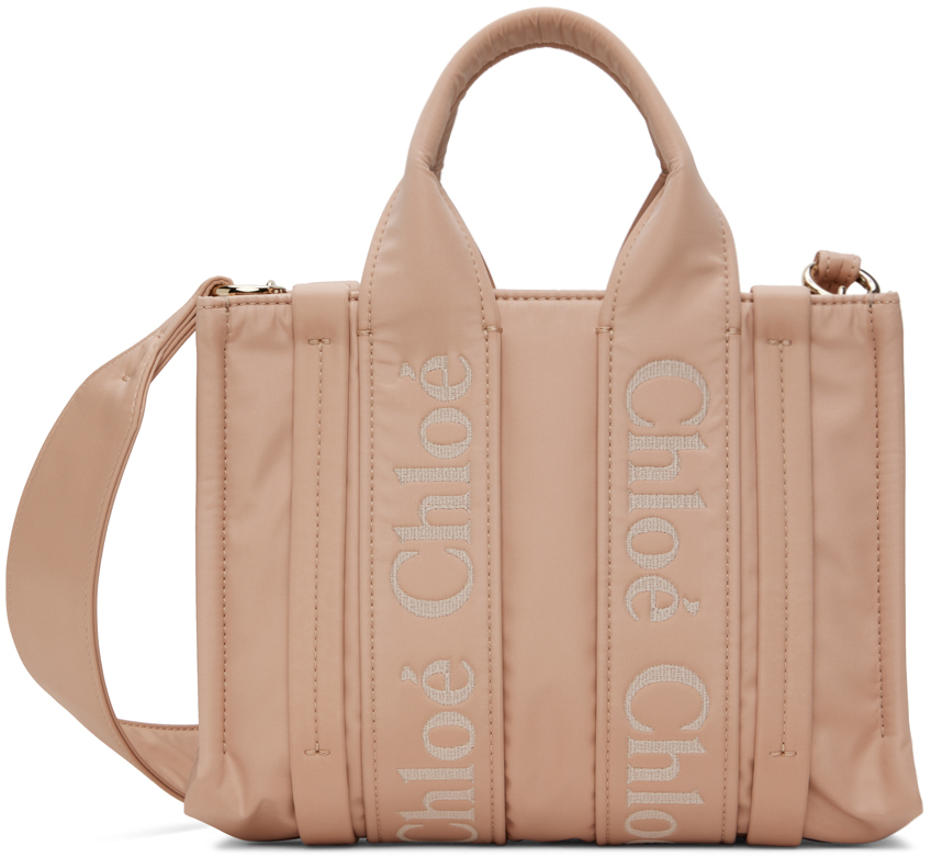 Chloé Pink Small Woody Tote